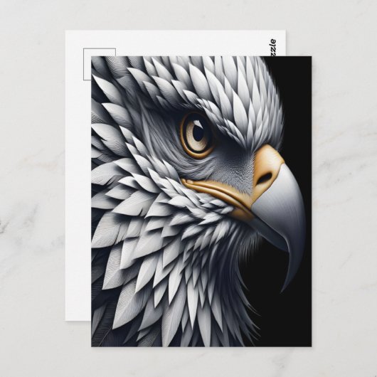 Carte Postale Aigles à vis (Devant / Derrière)