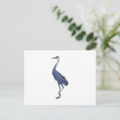 Carte Postale aigrette bleue (Debout devant)