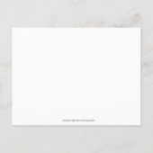 Carte Postale Aigrette sur impression photo de rivage (Dos)