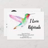 Carte Postale aiguillage de colibri immobilier vente (Devant / Derrière)