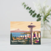 Carte Postale Aiguille de l'espace Washington (Debout devant)