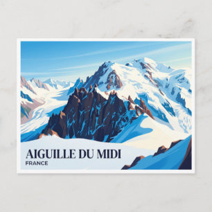 Carte Postale Aiguille du Midi Chamonix France