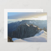 Carte Postale Aiguille du midi vue Chamonix (Devant / Derrière)