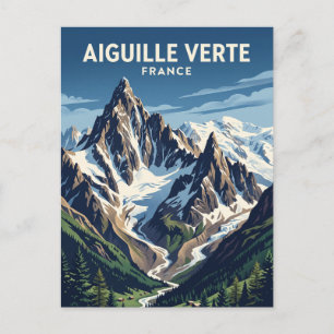 Carte Postale Aiguille Verte France