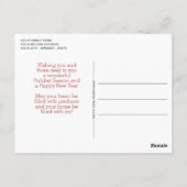 Carte Postale Aiguilles De Pins D'Or Faux Sur Rose Mauve (Dos)