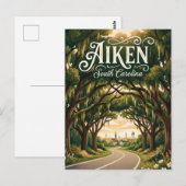 Carte Postale Aiken États-Unis (Devant / Derrière)