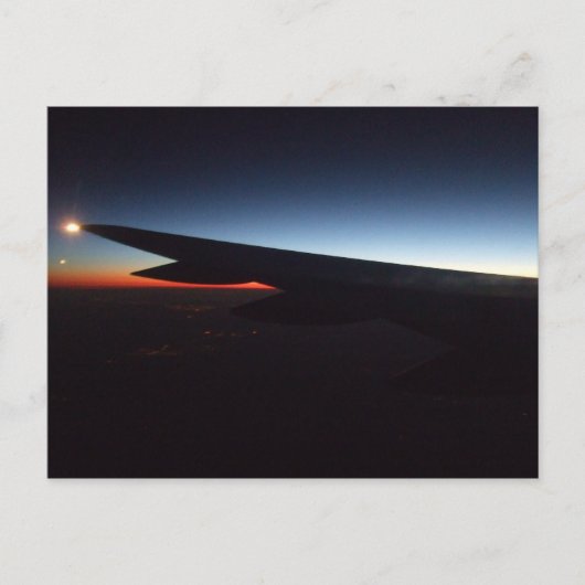 Carte Postale Aile d'avion (Devant)