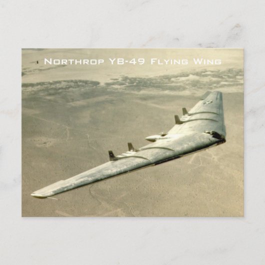 Carte Postale Aile volant Northrop YB-49 (Devant)