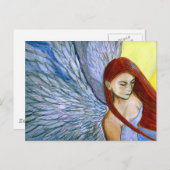 Carte Postale Ailes d'ange (Devant / Derrière)