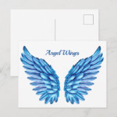 Carte postale Ailes d'ange (Devant / Derrière)