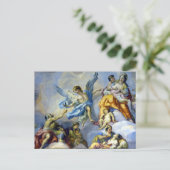 Carte Postale ailes d'ange en fresque (Debout devant)