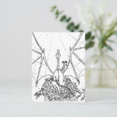 Carte postale - Ailes de dragon (Debout devant)