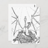 Carte postale - Ailes de dragon (Devant / Derrière)