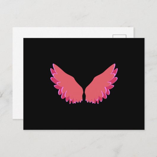 Carte Postale Ailes de l'Ange (Devant / Derrière)