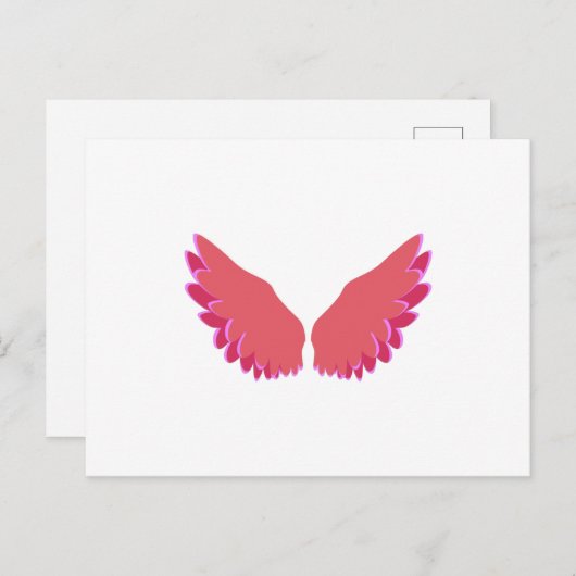 Carte Postale Ailes de l'Ange (Devant / Derrière)