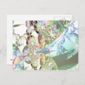 Carte Postale Ailes des Anges - Cristaux Celestite et Améthyste (Devant / Derrière)