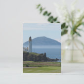 Carte Postale Ailsa Craig, phare de Turnberry (Debout devant)