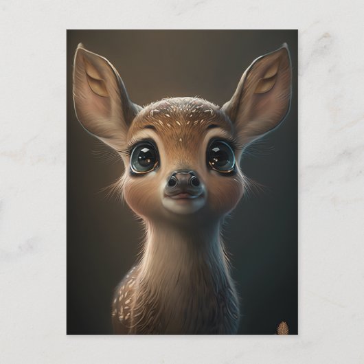 Carte Postale Aimable Fawn (Devant)