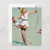 Carte Postale Aimant la broche vers le haut (Devant / Derrière)