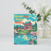 Carte Postale Aimant Nikko (Debout devant)