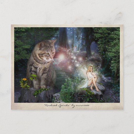 Carte Postale Aimants 🧚 ‍ ♀️ 😽 (Devant)