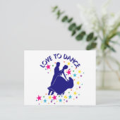 Carte Postale Aime danser (Debout devant)