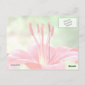 Carte Postale Aime Lily (Dos)