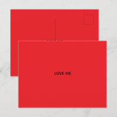 CARTE POSTALE AIME MOI (Devant / Derrière)