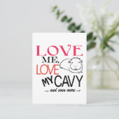 Carte Postale Aime-moi, Aime ma cavie (Debout devant)