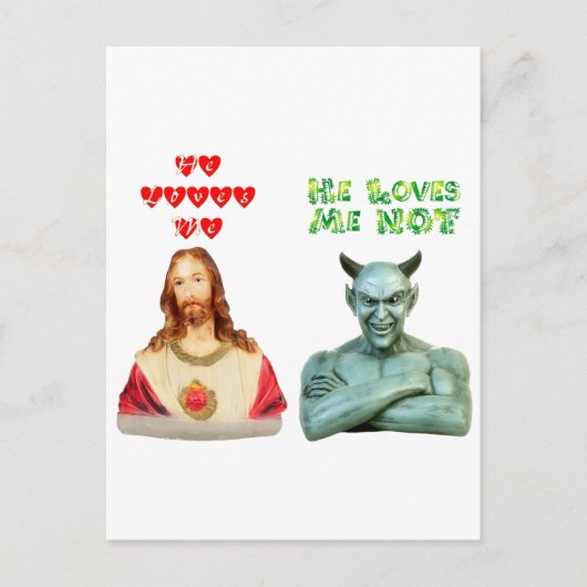 Carte Postale Aime-Moi — Aime-Moi Pas (Conception Originale) (Devant)