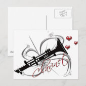 Carte Postale Aimer Clarinet (Devant / Derrière)