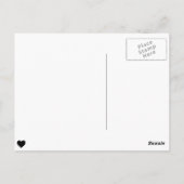 Carte Postale Aimer Courtement (Dos)