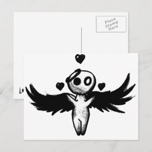 Carte Postale Aimer Frappe (Devant / Derrière)