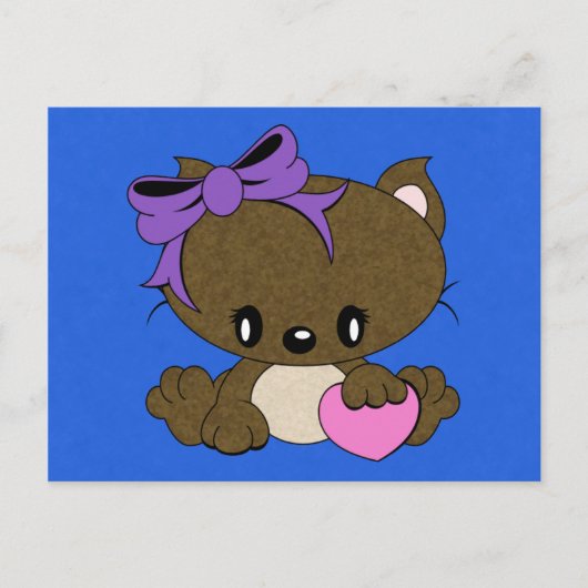 Carte Postale Aimer Kitty (Devant)