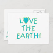 Carte Postale Aimer la Terre De l'environnement (Devant / Derrière)