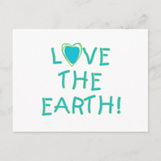 Carte Postale Aimer la Terre De l'environnement (Devant)