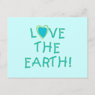 Carte Postale Aimer la Terre De l'environnement