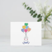 Carte Postale Aimer l'aquarelle mignonne (Debout devant)