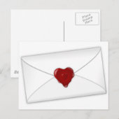 Carte Postale Aimer le courrier (Devant / Derrière)