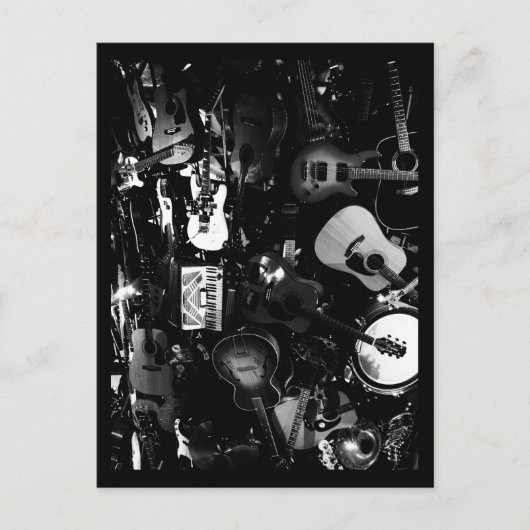 Carte postale-Aimer les Arts-Guitares (Devant)