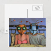 Carte Postale Aimer les bogues (Devant / Derrière)