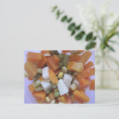 Carte Postale Aimer les légumes mixtes (Debout devant)