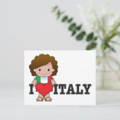 Carte Postale Aimer l'Italie (Debout devant)