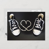 Carte Postale Aimer mes chaussures (Devant / Derrière)
