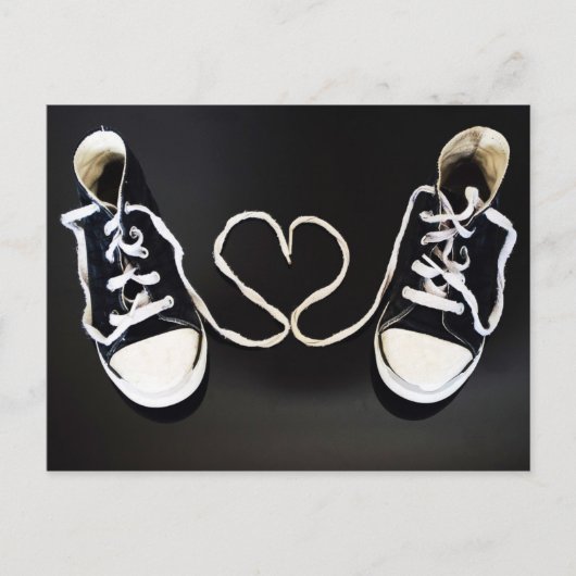 Carte Postale Aimer mes chaussures (Devant)
