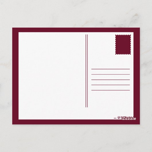 Carte Postale aimer misouri grunge (Dos)