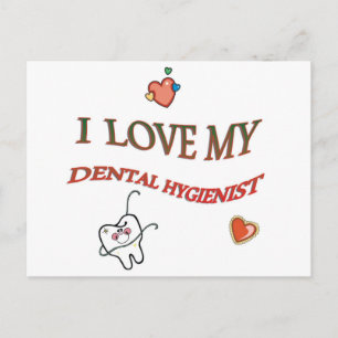 Carte Postale Aimer Mon Hygiéniste Dentaire