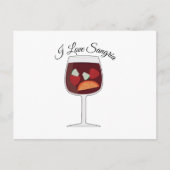 Carte Postale Aimer Sangria (Devant)