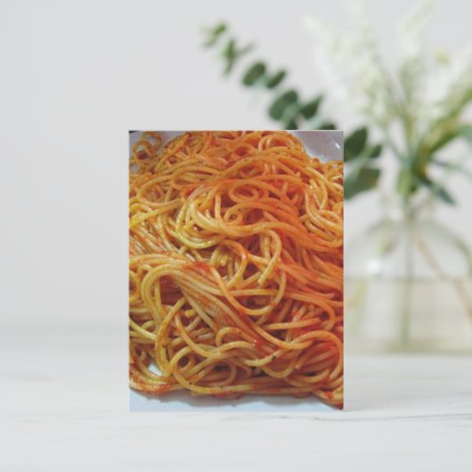 Carte Postale Aimer Spaghetti (Debout devant)