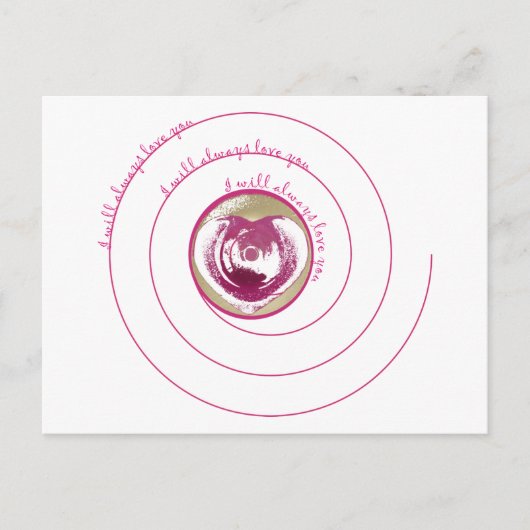 Carte Postale Aimer toujours (Devant)